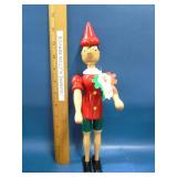 Italian articulated Pinocchio wooden