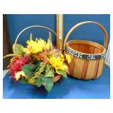 fall lot baskets, floral