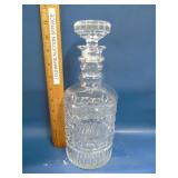 cut crystal decanter