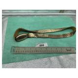 GOLD SEQUIN BELT,STRETCHY