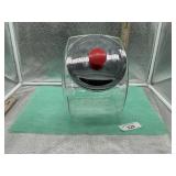 CANDY GLASS JAR W/LID