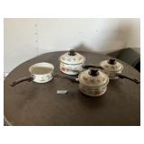 SUMMER GARDEN BY EXCEL 4) POTS & 3) LIDS