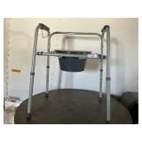 MEDLINE COMMODE CHAIR, 350 POUND MAX