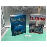 2)TIN DVD: 'SHIPWRECK 5)DVD'S, & 30TH ANNIVERSARY