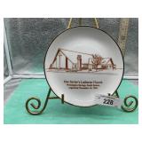ADVERTISING PLATE 'OUR SAVIOR'S LUTHERAN CHURCH