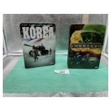 2) TIN DVD: 'THE FORGOTTEN WAR KOREA 2 DVD'S, &