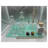 APOTHECARY JARS & MISC