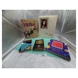 2) BIBLES, BOOKS, YEAR PICTURE BOOK
