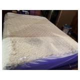 CROTCHET TABLE CLOTH APPROX 60' LONG X 49' WIDE,