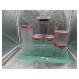 5) LOCK & LOCK STORAGE CONTAINERS