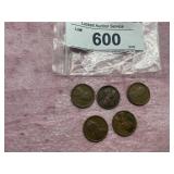 5) WHEAT PENNIES