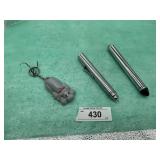 DOG KEY CHAIN AND 2) FLASH LIGHTS