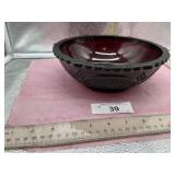 RED RUBY AVON  THE 1876 CAPE COD COLLECTION BOWL