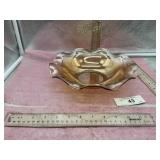 VINTAGE CARNIVAL GLASS BOWL IDENTIFIED AS A '