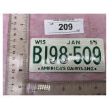 BICYCLE LICENSE PLATES WISCONSIN AMERICA'S