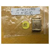 LONGINES WATCH, 14 KARAT GOLD "TO L.L.C. 2-23-51
