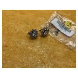PAIR OF PIERCED EARRINGS