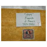 1944 FRANCE 2 FRANCS #78313381