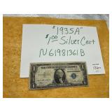 1935 A  $1.00 SILVER CERTIFICATE N61981361B