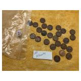 25) WHEAT PENNIES
