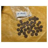 37) WHEAT PENNIES