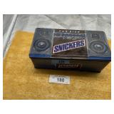 FUN SIZE SNICKERS TIN APPROX SIZE 9"X4.5"X3"