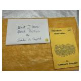 BOOK "WHAT I KNOW ABOUT POLITICS" BY SHELDON R