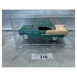 1955 BEL AIR CAR, NO BOX , PLASTIC CASE DOORS OPEN
