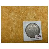 1921 MORGAN SILVER DOLLAR