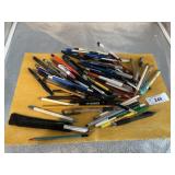 BAG OF PENS AND PENCILS,ADVERTISING
