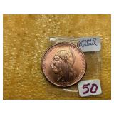 COPPER ROUND-SD SOUVENIR DOLLAR