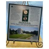 INDIANA QUARTER SET WITH STAMPS DENVER MINT &