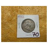 1952 BEN FRANKLIN HALF DOLLAR
