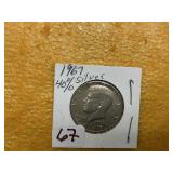 1967 HALF DOLLAR 40% SILVER