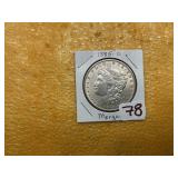1885-D MORGAN SILVER DOLLAR