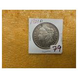1921 D MORGAN SILVER DOLLAR
