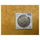 1922 D PEACE DOLLAR 90% SILVER