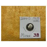 2004-S MS 70 UNC MIRROR FINISH DIME