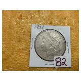 1921 MORGAN SILVER DOLLAR
