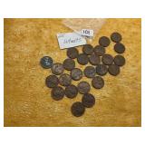 25) WHEAT PENNIES