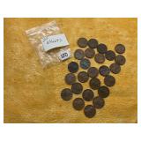 25) WHEAT PENNIES