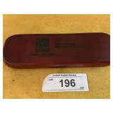 2) US ARMY STRONG PENS IN WOOD BOX-NIB