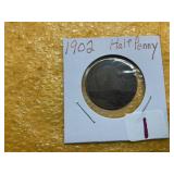 1902 HALF PENNY