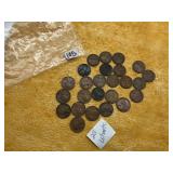 25) WHEAT PENNIES