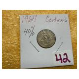 1964 CENTAVOS 40 %