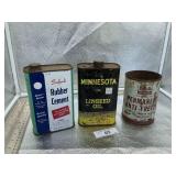 SANDFORD'S RUBBER CEMENT, MINNESOTA PURE LINDSEED