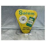 SALEM FILTER CIGARETTE THERMOMETER SIGN, 50'S &
