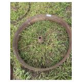 IRON WHEEL APPROX SIZE 30'