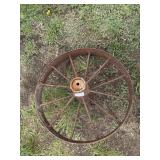IRON WHEEL APPROX SIZE 27'