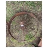 IRON WHEEL APPROX SIZE 31'